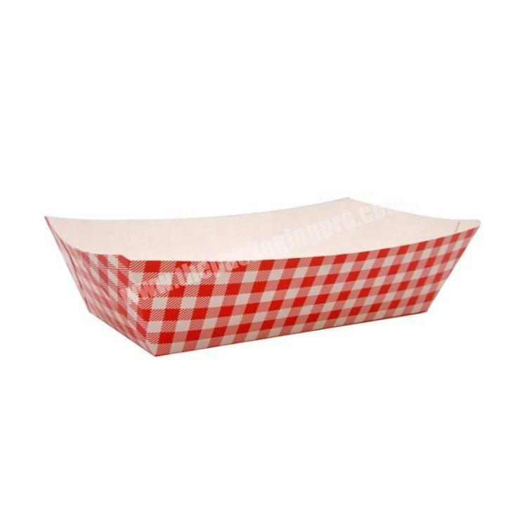 Custom paper food tray for packaging