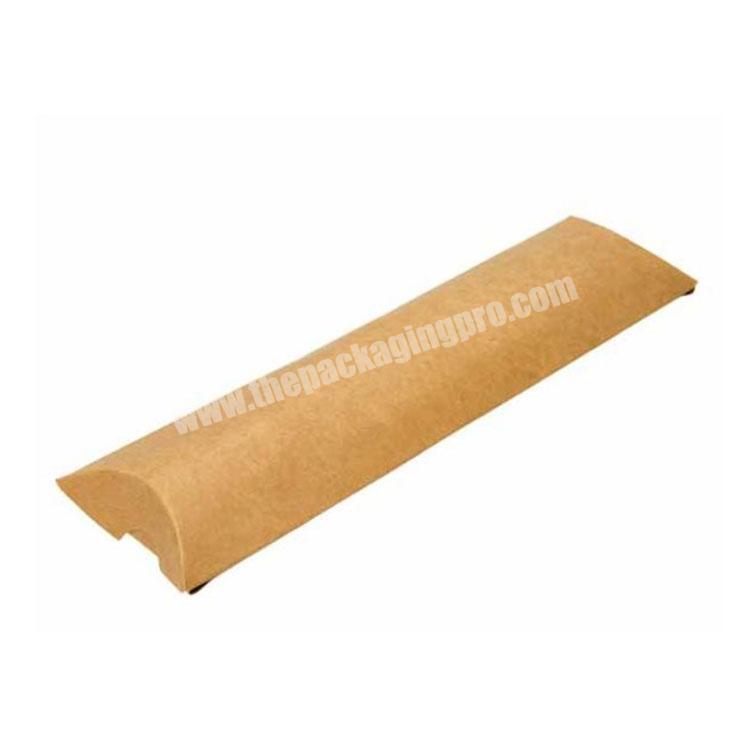 Custom printed hair pillow small kraft packaging paper pillow box