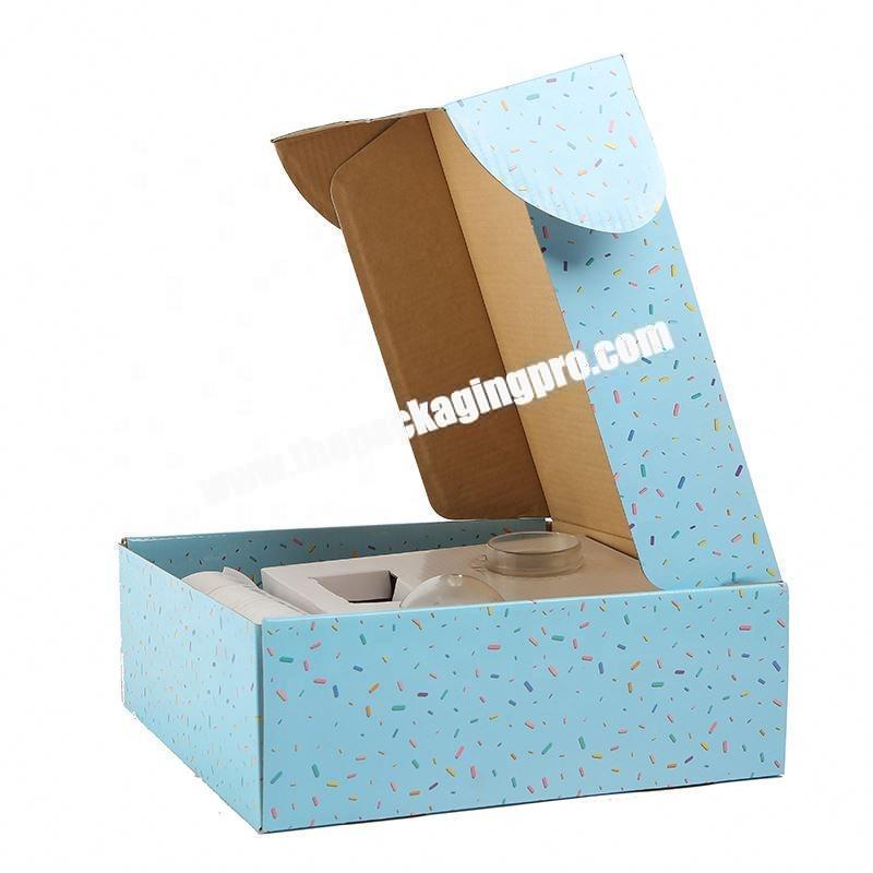 free sample custom green art paper eyelash packaging box with clear window