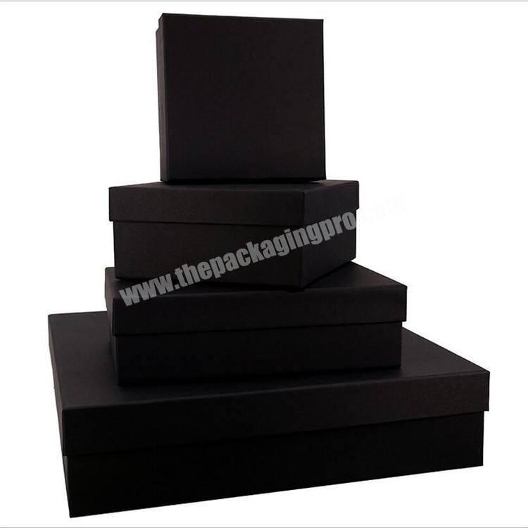 Custom printed with logo cardboard gift garment box paper folding packaging shoe box with lid