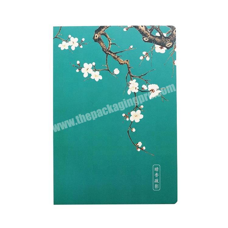 Custom printing chinese style note book for sale