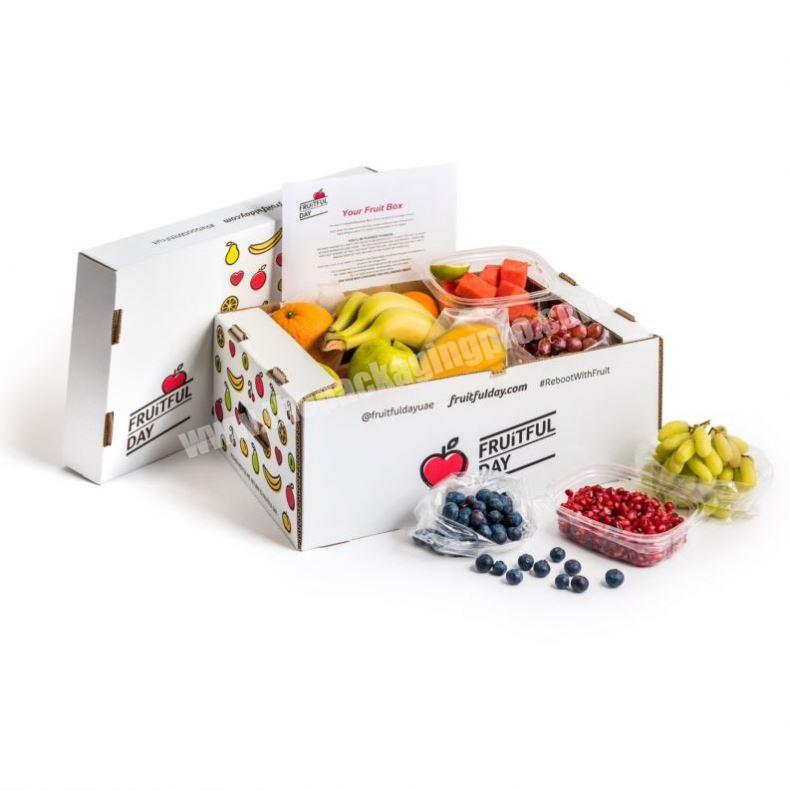 Custom printing paper shipping cartons corrugated fruit carton box