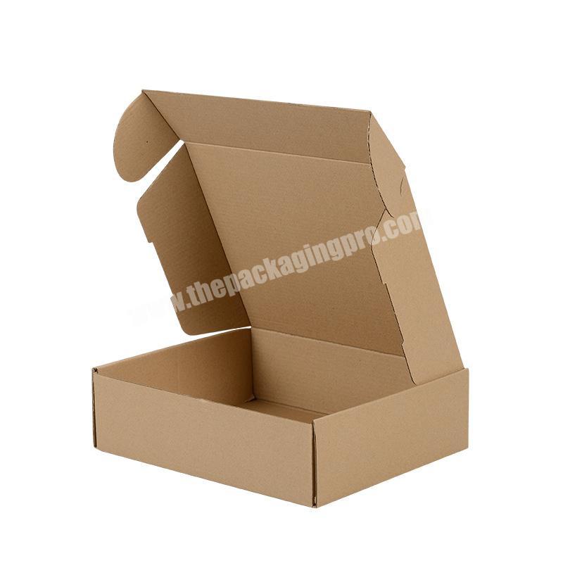 Custom printing trademark recycling transportation box  corrugated carton folding shipping box