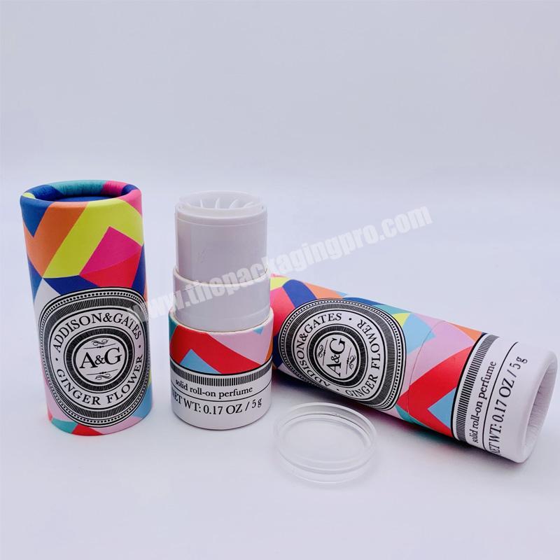 Custom recycle empty kraft deodorant stick container paper tube