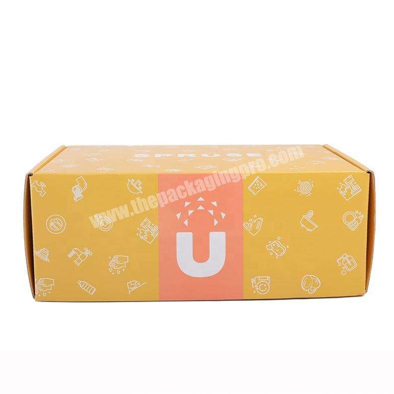 Custom Cardboard Paper Fruit vegetable Suitcase Gift Cardboard Box packaging with Handle
