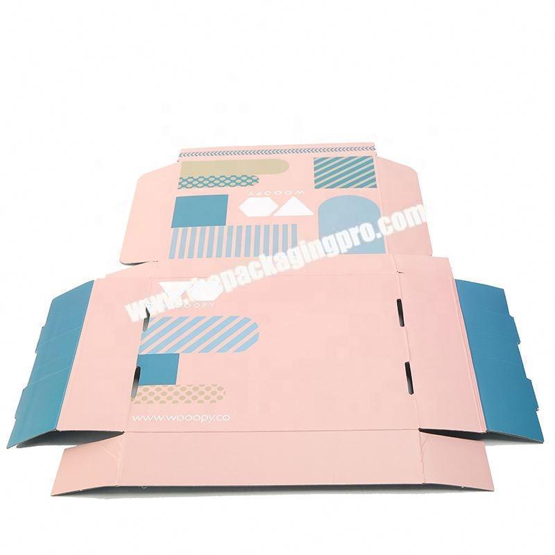 Wholesale Corrugated Paper Box Custom Apparel Packaging