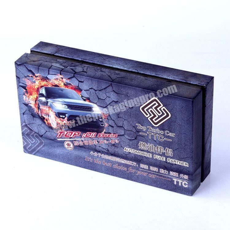 Custom unique design automobile fule partner auto parts gift packing boxes car accessories hard paper packaging box