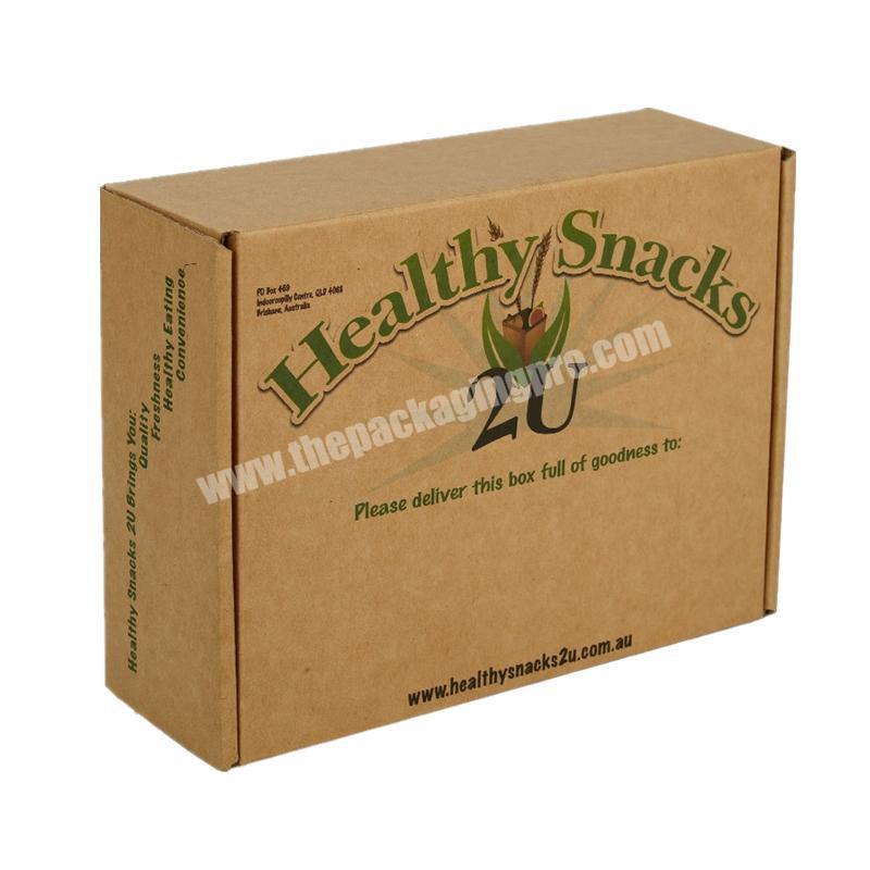 Customize Corrugated Printed Kraft Paper Package Boxes