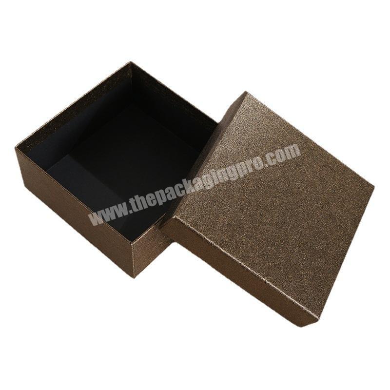 Customized Amazon Square Belt Jewelry Wallet Packaging Kraft Paper Gift Box