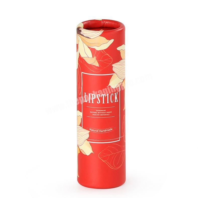 Customized Biodegradable Twist Up Paper Tube Packaging For Lipstick