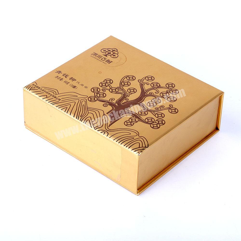 Customized Luxury OEM  Gold Card Paper  Printing Spot Color  Film  Bump Packaging Cardboard Box