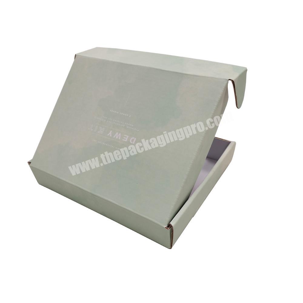 Customized Printing Mailer Boxes Paper Cardboard Eco Friendly Mailing Cosmetic Packaging Mail Postal Shipping Box