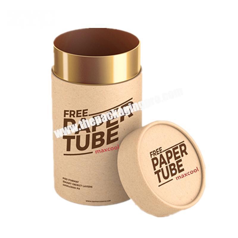 Customized Recyclable Paper Material Cylindrical Shape Cardboard Tube Box