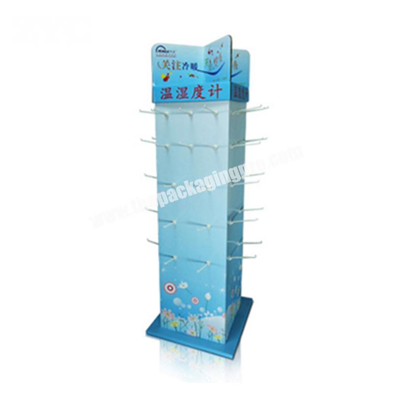 Customized Rotating POP Cardboard Display Racks for Hanging Products