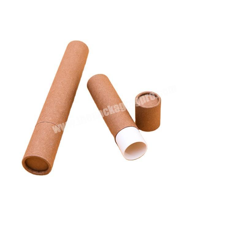 Customized Size Recycled Brown Kraft Paper Tube Packaging Mailing Tubes Poster Tubes Cardboard