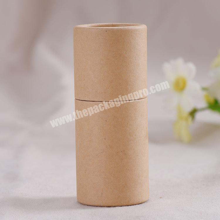 custom  eco fridendly cardboard push up paper tube for lip balm and deodorant craft  container tubes with full colors