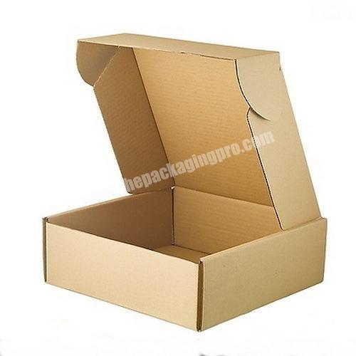 Customized Strong Brown Corrugated Shipping Boxes Moving Cartons