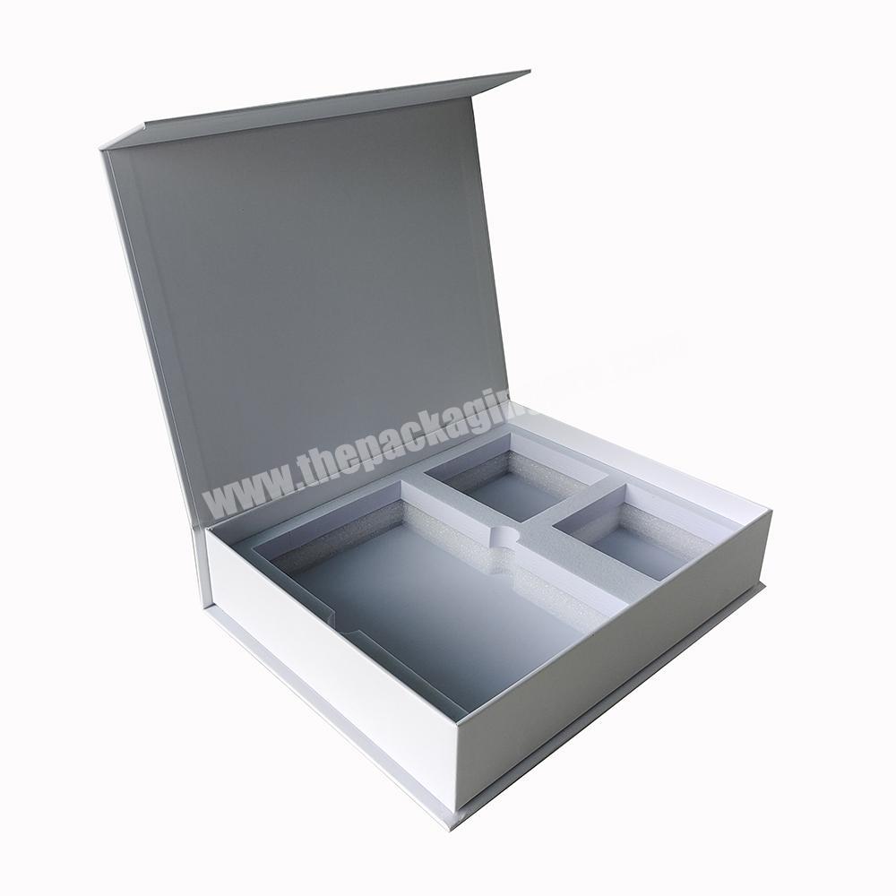 Wholesale Customized White High Quality Magnetic Large Gift Packaging Boxes with Your Logo