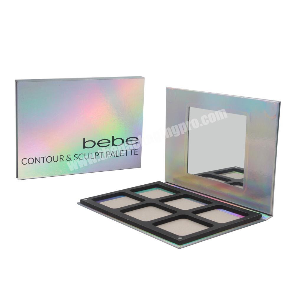 Customized eyeshadow vendor box magnetic packaging boxes eyeshadow palette