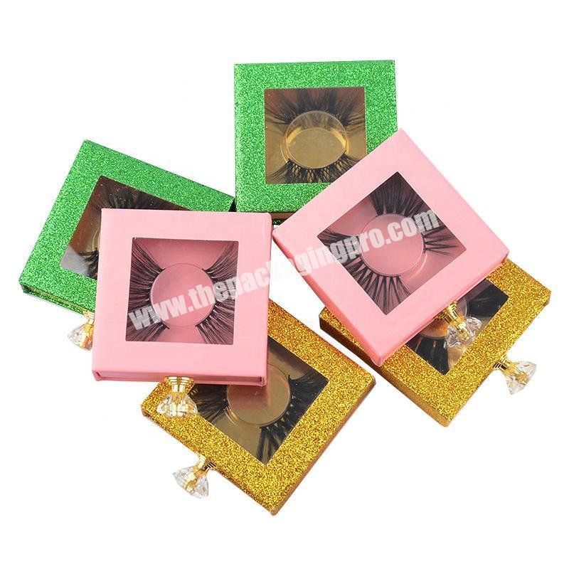 Wholesale Custom Glitter Eyelash Packaging Box Cardboard Paper Luxury Drawer Lashes private Label Packaging Gift Box