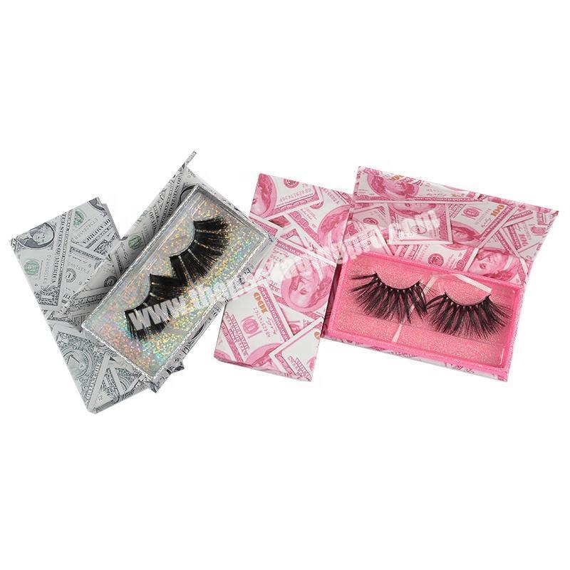 Customized logo lashbox wholesale empty package for mink lashes magnetic eyelash packaging box