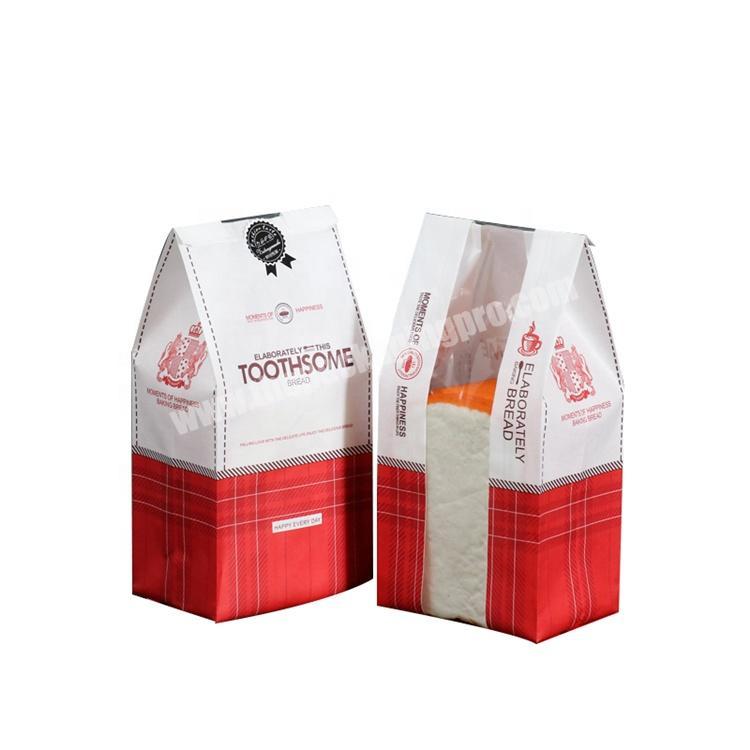 Customized paper toast bread bag with cheap price