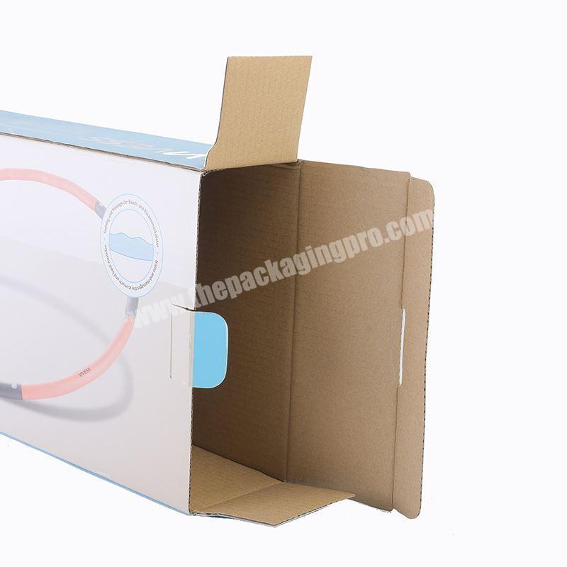 Customized printed corrugated paper shipping box for large apparatus