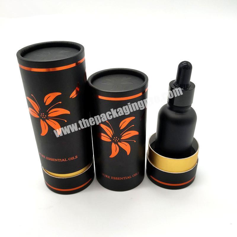 Recyclable perfume paper tube packaging 30ml bottle cylinder packaging box paper tube