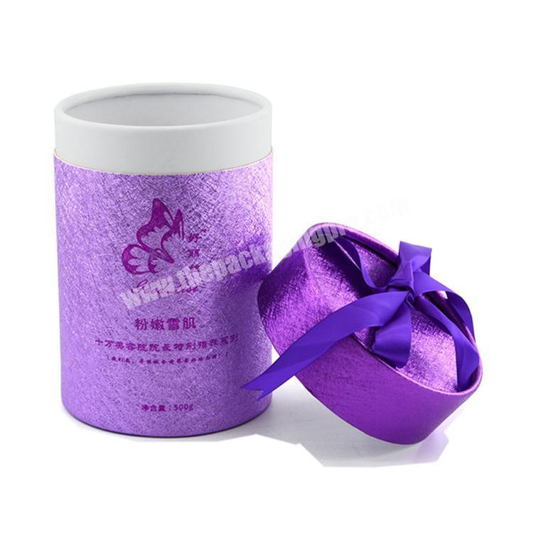 Customzied Printed Elegant Cylinder Tall Round Box Tea Gift Packaging Cardboard Boxes