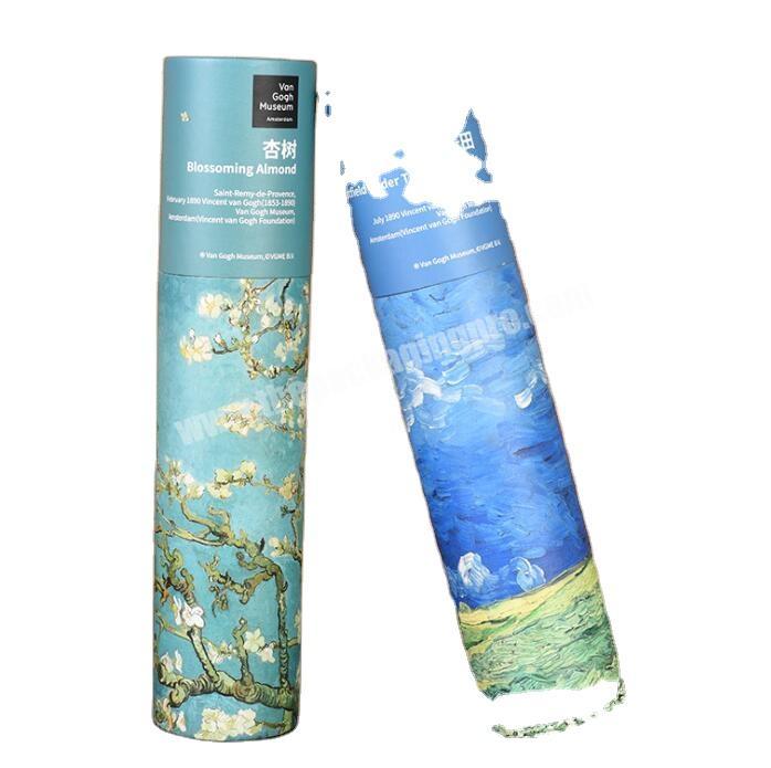 Cylinder Customized Printing Recyclable Kraft Paper Tube