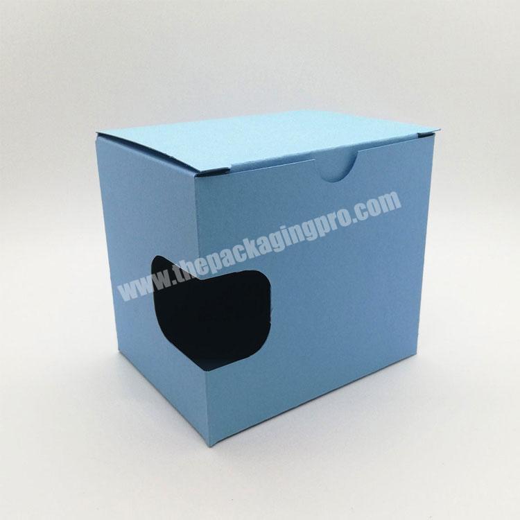 DIY box template Svg Cutting 15 Oz Mug storage Box Template paper coffee gift box with window