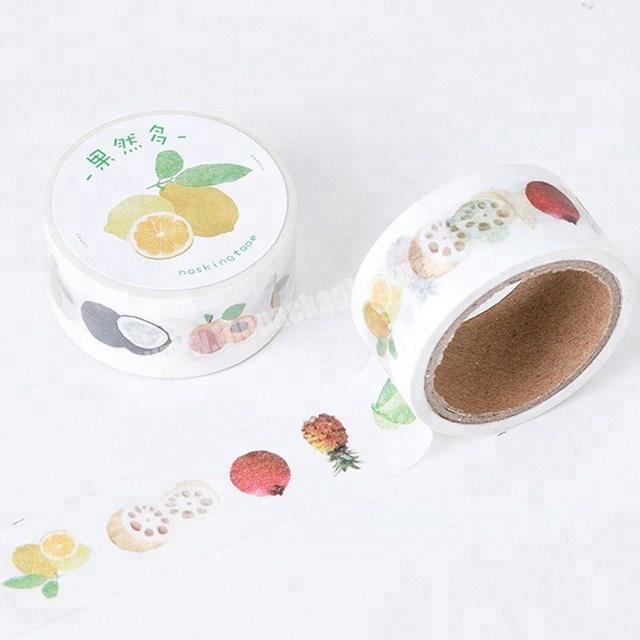 Delicious fruits washi masking tape paper custom printed