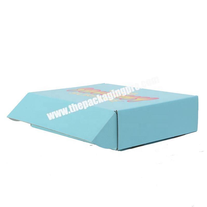 Custom lovely cartoon baby shoe sock gift packaging corrugated paper boxes