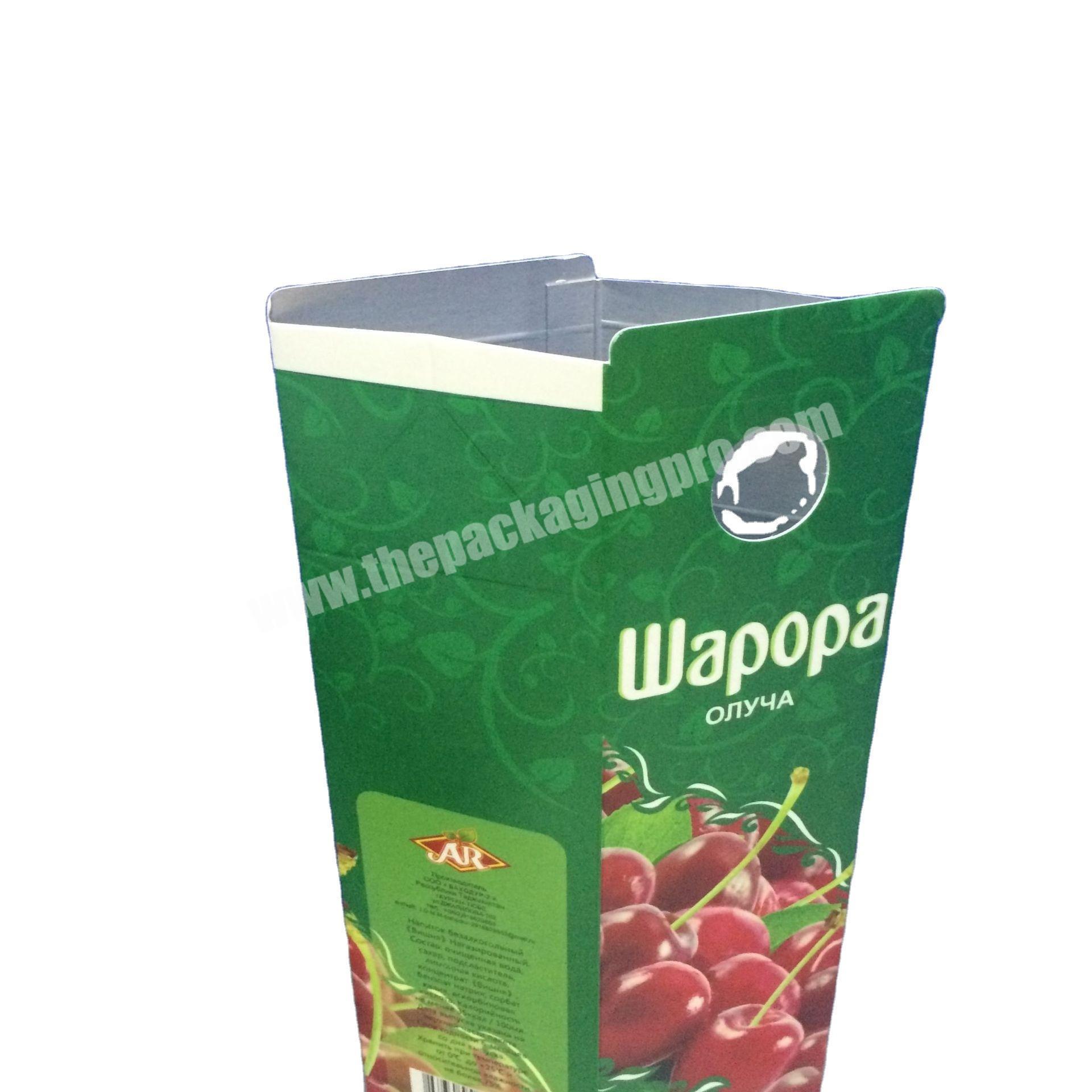 ECO food drink packaging for food and drinks plastic drink bottle packaging