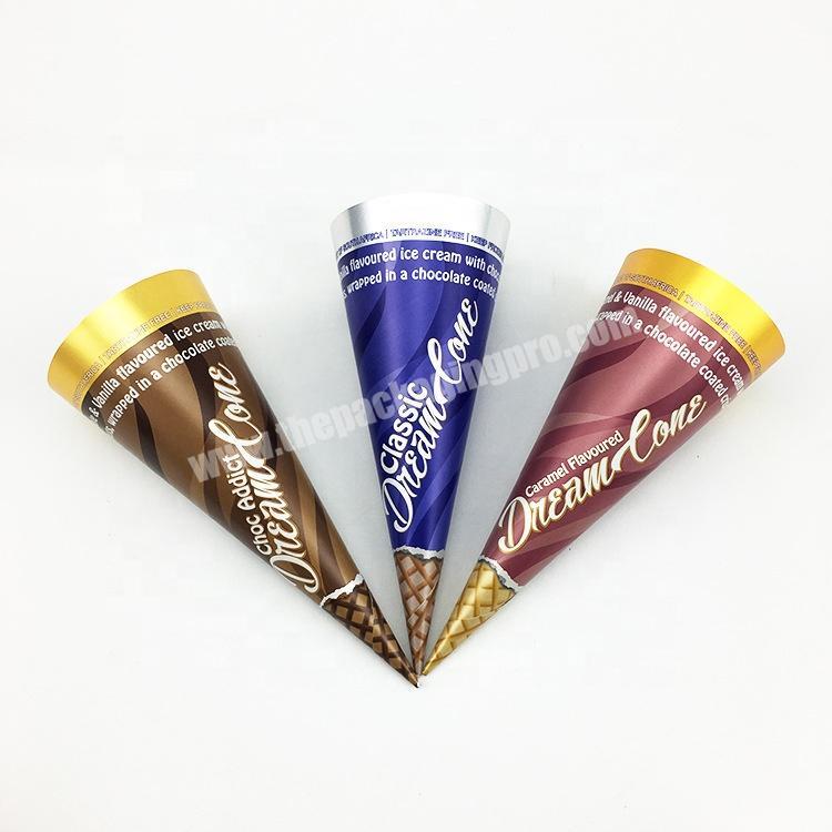 ECO food disposable paper cup ice cream cups with lids packaging