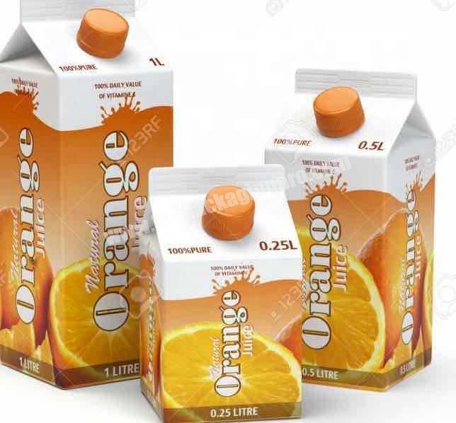 ECO food juice orange packaging box orange box packaging with lid