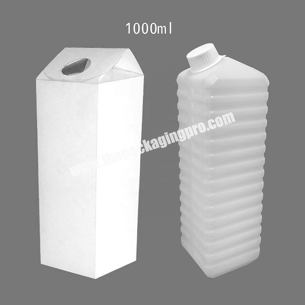 ECO food juice bottle packaging juice carton packaging machine shape