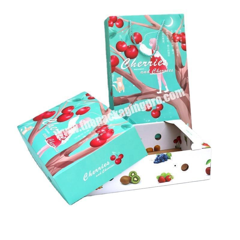 ECO stronger cherry fruit packaging box tray cherry box packaging dry fruits box