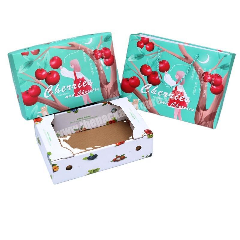 ECO stronger fruit packaging tray cherry tomato packaging cherry packaging