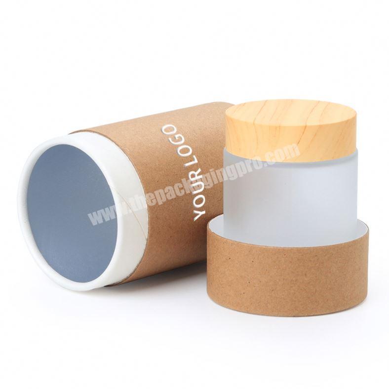 Eco Friendly Cheaper Price Custom Size Paper Tube Box Deodorant Luxury Print Kraft Black Round