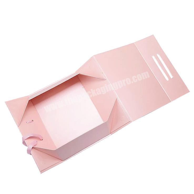 Shop Eco Friendly Custom Printing Folding Cardboard Box Book Shaped Magnet Ribbon Gift Paper Packaging Boxes For Hair