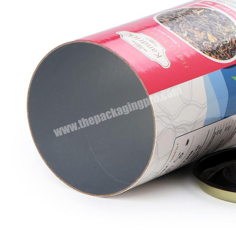 Eco Friendly Customized Food Paper Tube For Coffee Tea Storing