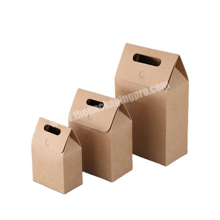Eco Friendly Luxury Bio-degradable Craft Paper Tea Food Package Box Tea Gift Package With Handle