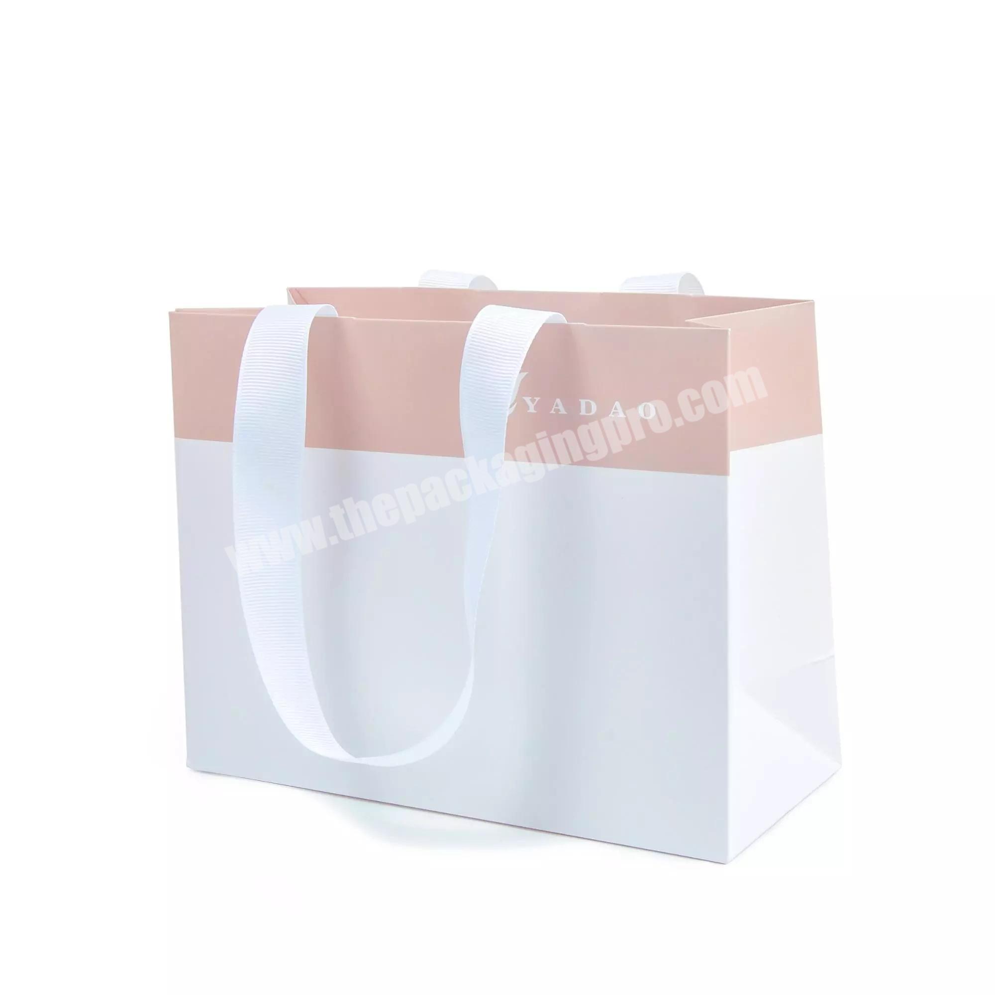 Eco-friendly Paper Custom Pattern Printed Paper Bags With Your Own Logo
