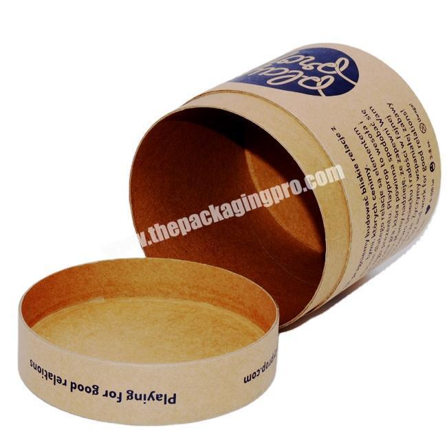 Eco-friendly Paper Packing Tube Round Box with printing logo