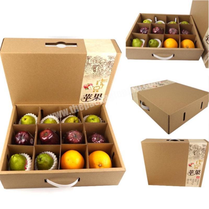 Eco- friendly corrugated cardboard paper packing fruit boxes