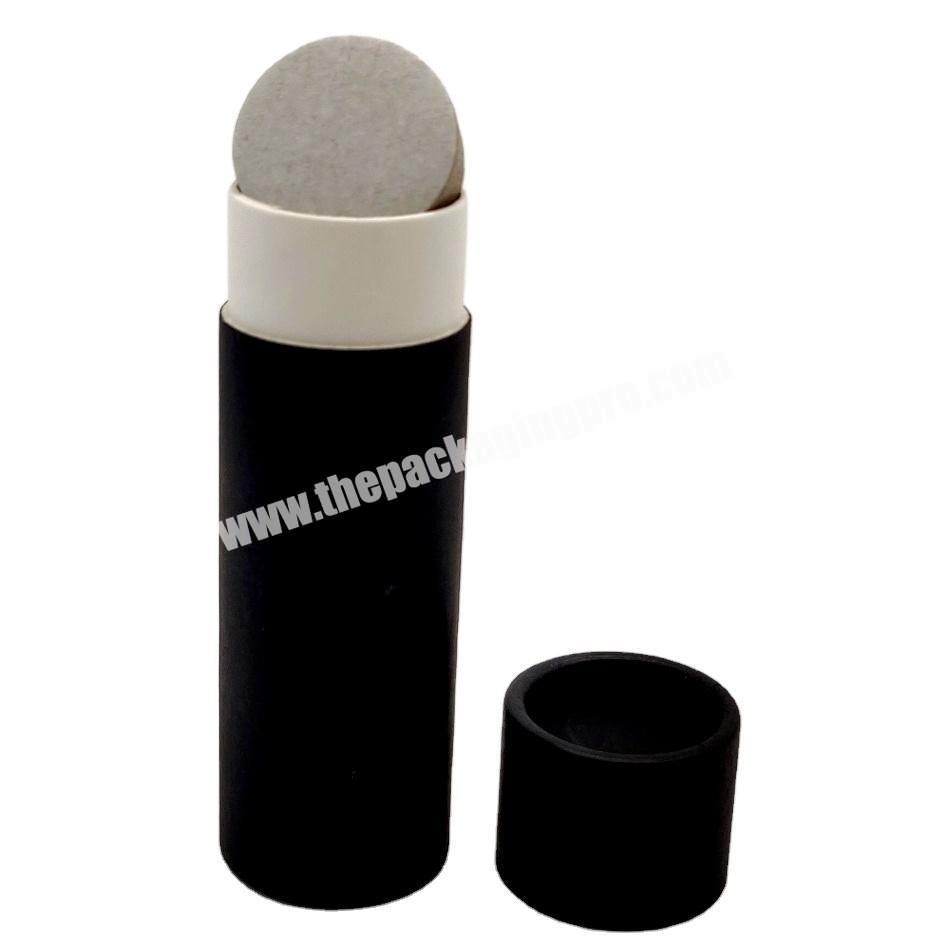 Eco friendly push up paper tube for essential oil empty deodorant container stick cardboard push up deodorant containers