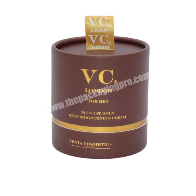 Cylinder Paper Packaging Craft Cardboard Box Cosmetics Essential Oil Paper Tube Containers And Packaging For Perfume