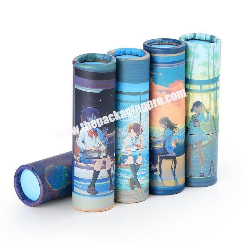 2021 Creative New Design Deodorant Stick Container Twist up Polypropylene Paper Tube Lip Balm packaging