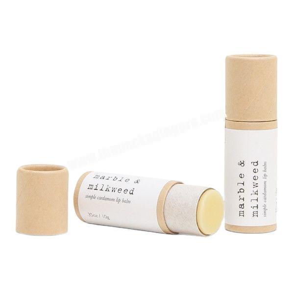Paper tube for lip balm  Eco Friendly 40 ML - 50 PACK Deodorant Tube - Black Cardboard 100% Biodegradable Cosmetic Push Up Tubes
